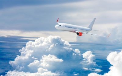 White,Airplane,Flying,Above,Cloud
